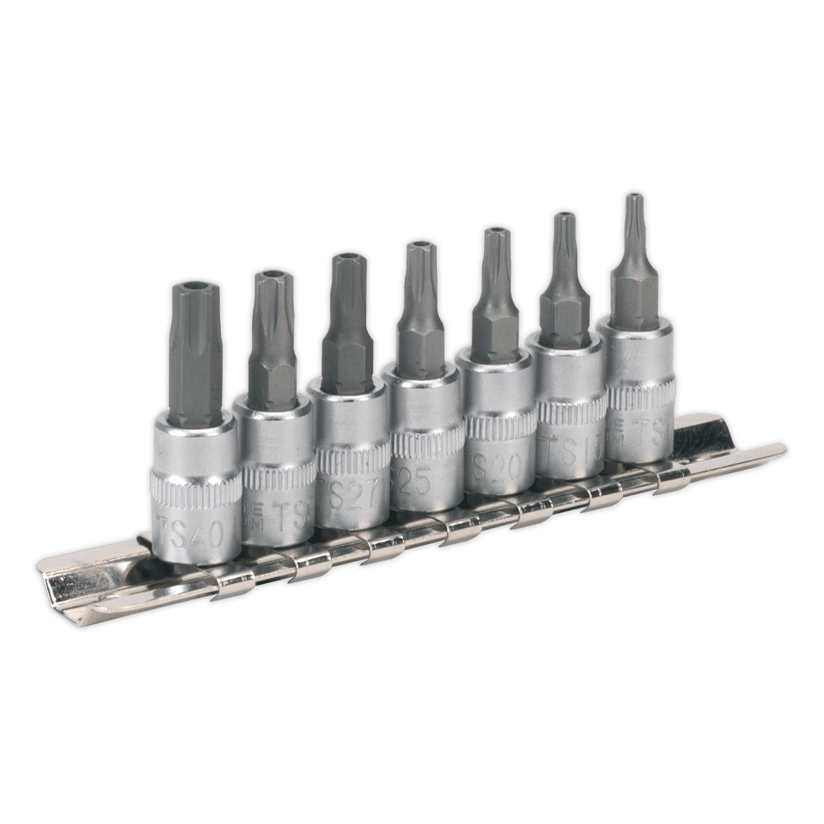 Sealey SX106 TRX - TS* Security Socket Bit Set 7pc 1/4"Sq Drive - SX106 - Sealey Tools UK - Trade Counter Direct