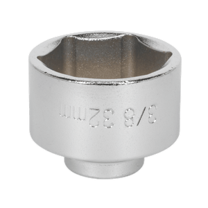 Sealey SX113 Low Profile Oil Filter Socket 3/8"Sq Drive 32mm - SX113 - Sealey Tools UK - Trade Counter Direct