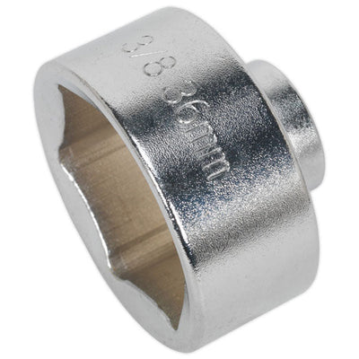 Sealey SX114 Low Profile Oil Filter Socket 36mm 3/8in Sq Drive - Engine - SLY-10718 - Sealey Tools UK - Trade Counter Direct