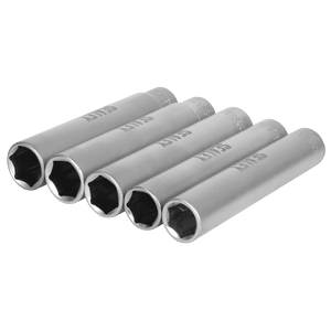 Sealey SX1519 Extra-Deep Socket Set 1/2”Sq Drive 5pc - SX1519 - Sealey Tools UK - Trade Counter Direct