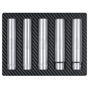 Sealey SX1519 Extra-Deep Socket Set 1/2”Sq Drive 5pc - SX1519 - Sealey Tools UK - Trade Counter Direct