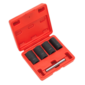 Sealey SX201 Locking Wheel Nut Removal Set 1/2"Sq Drive 5pc - SX201 - Sealey Tools UK - Trade Counter Direct