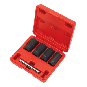 Sealey SX201 Locking Wheel Nut Removal Set 1/2"Sq Drive 5pc - SX201 - Sealey Tools UK - Trade Counter Direct