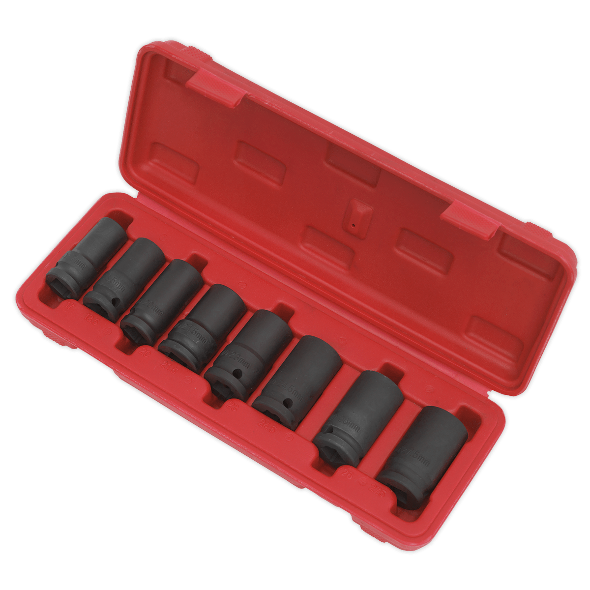 Sealey SX202 Locking Wheel Nut Removal Set 1/2"Sq Drive 8pc - SX202 - Sealey Tools UK - Trade Counter Direct