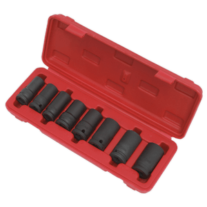 Sealey SX202 Locking Wheel Nut Removal Set 1/2"Sq Drive 8pc - SX202 - Sealey Tools UK - Trade Counter Direct