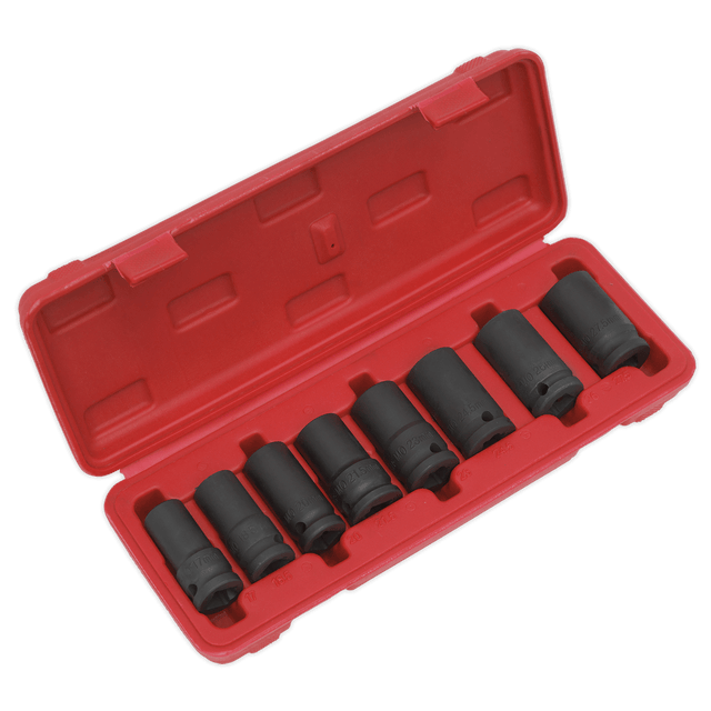 Sealey SX202 Locking Wheel Nut Removal Set 1/2"Sq Drive 8pc - SX202 - Sealey Tools UK - Trade Counter Direct