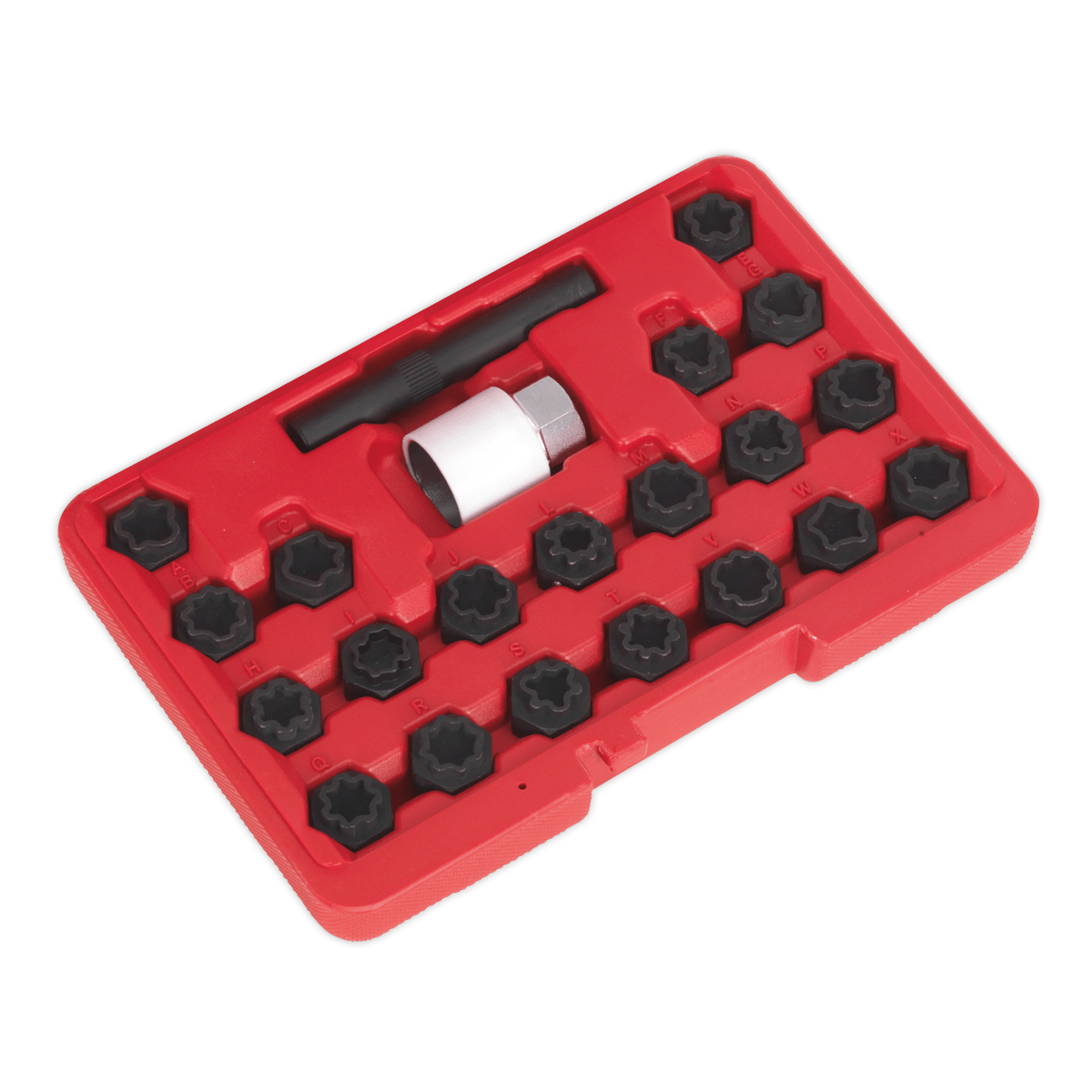 Sealey SX206 Locking Wheel Nut Key Set for Audi 22pc - SX206 - Sealey Tools UK - Trade Counter Direct