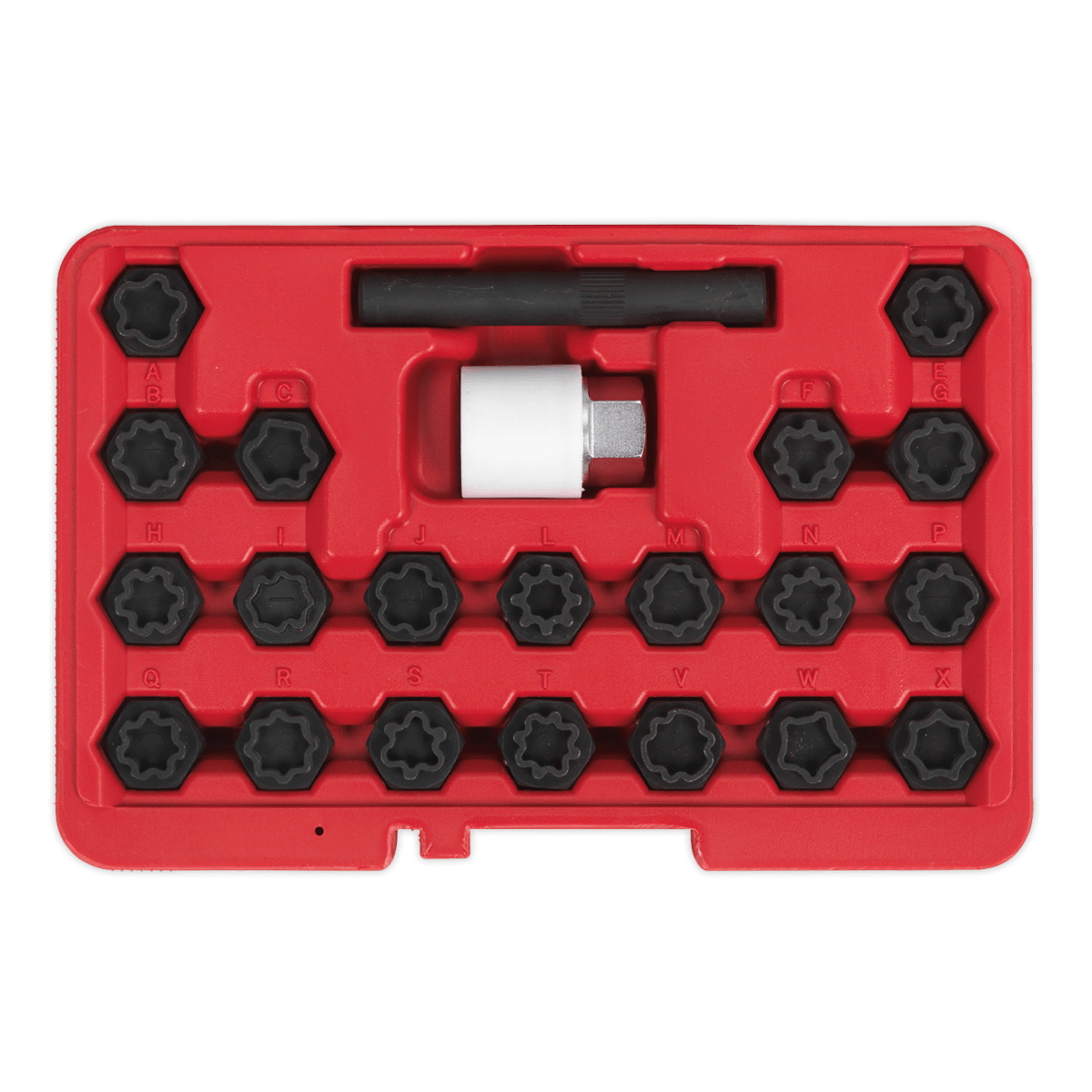 Sealey SX206 Locking Wheel Nut Key Set for Audi 22pc - SX206 - Sealey Tools UK - Trade Counter Direct