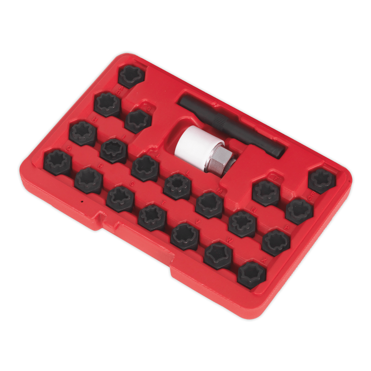 Sealey SX206 Locking Wheel Nut Key Set for Audi 22pc - SX206 - Sealey Tools UK - Trade Counter Direct