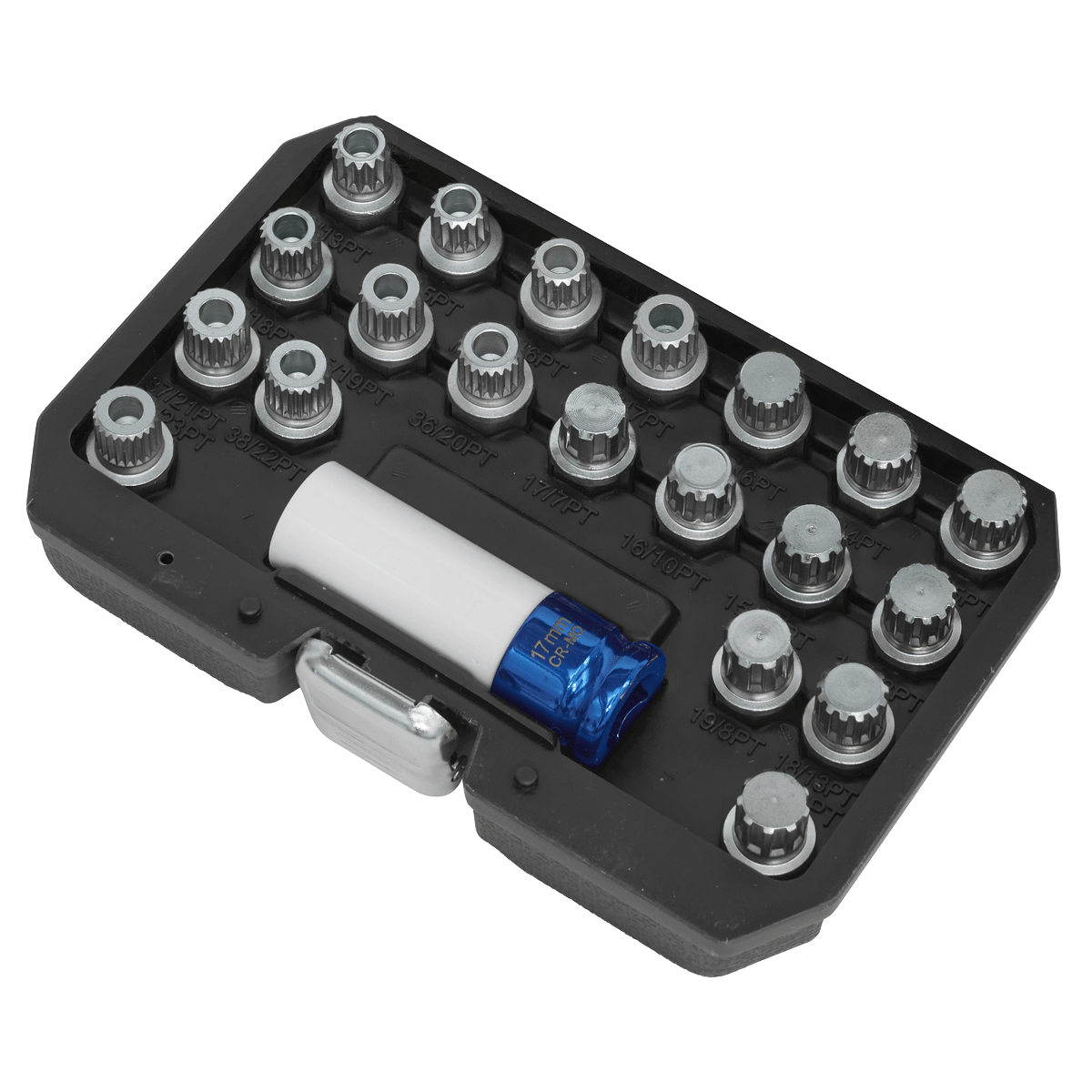 Sealey SX209 Locking Wheel Nut Key Set for BMW & Mini 21pc - SX209 - Sealey Tools UK - Trade Counter Direct