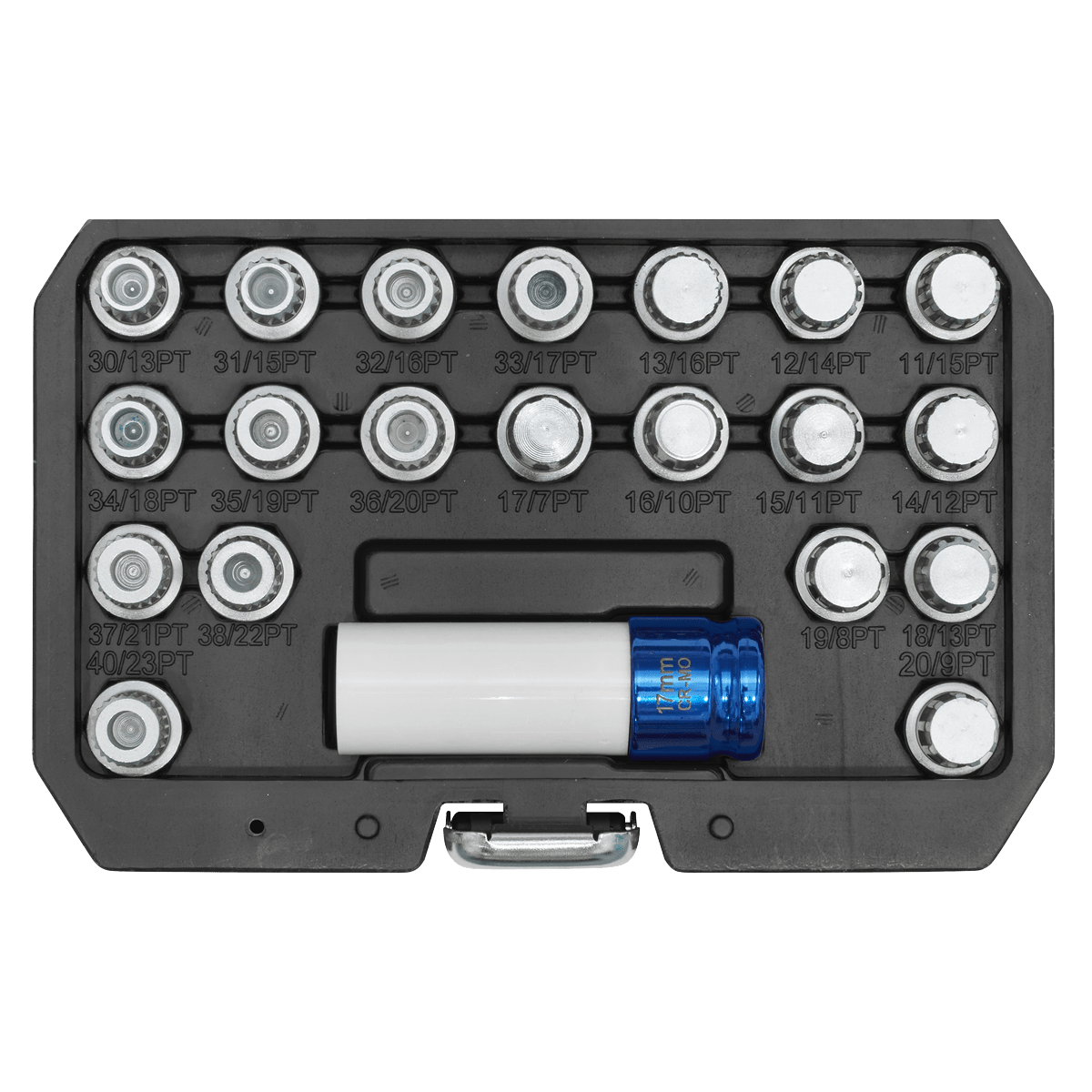 Sealey SX209 Locking Wheel Nut Key Set for BMW & Mini 21pc - SX209 - Sealey Tools UK - Trade Counter Direct