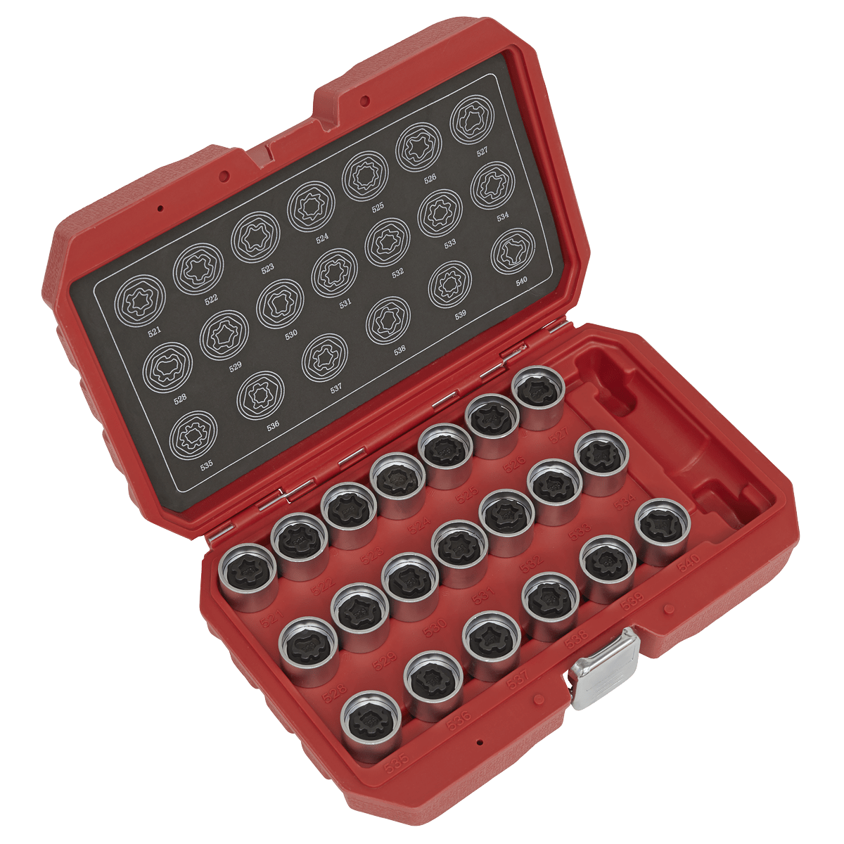 Sealey SX219 Locking Wheel Nut Key Set for VAG 20pc - SX219 - Sealey Tools UK - Trade Counter Direct