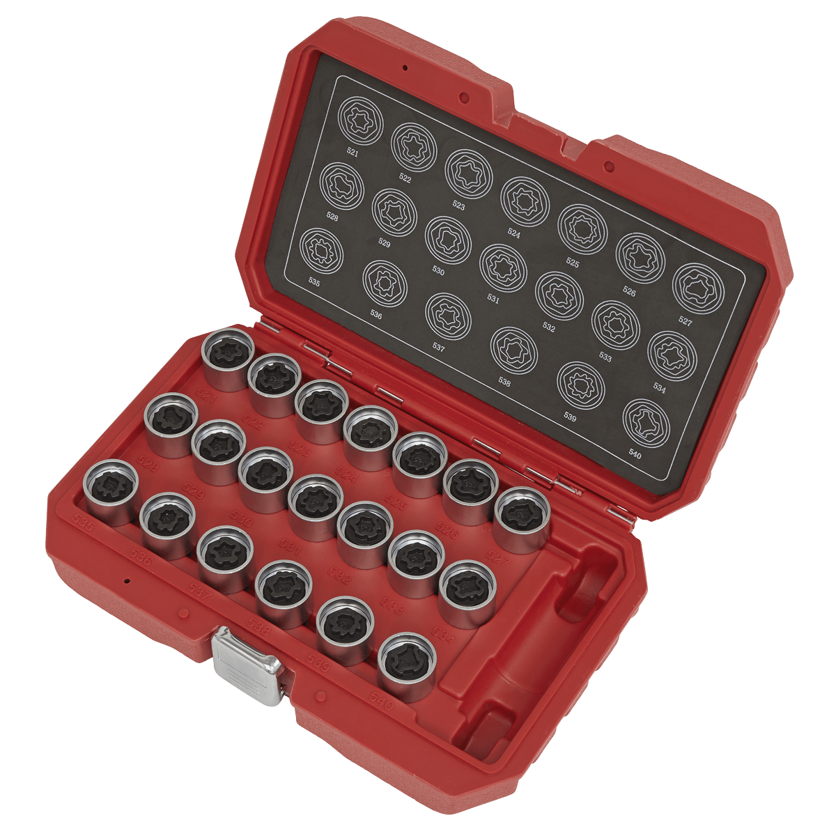 Sealey SX219 Locking Wheel Nut Key Set for VAG 20pc - SX219 - Sealey Tools UK - Trade Counter Direct