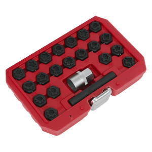 Sealey SX220 Locking Wheel Nut Key Set for VAG 22pc - SX220 - Sealey Tools UK - Trade Counter Direct