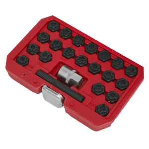 Sealey SX220 Locking Wheel Nut Key Set for VAG 22pc - SX220 - Sealey Tools UK - Trade Counter Direct