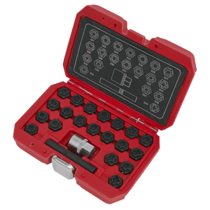 Sealey SX220 Locking Wheel Nut Key Set for VAG 22pc - SX220 - Sealey Tools UK - Trade Counter Direct