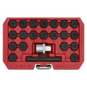 Sealey SX220 Locking Wheel Nut Key Set for VAG 22pc - SX220 - Sealey Tools UK - Trade Counter Direct