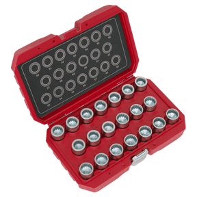 Sealey SX221 Locking Wheel Nut Key Set 20pc - Porsche - SX221 - Sealey Tools UK - Trade Counter Direct
