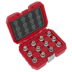 Sealey SX224 Locking Wheel Nut Key Set for VW 12pc - SX224 - Sealey Tools UK - Trade Counter Direct