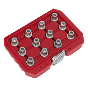 Sealey SX224 Locking Wheel Nut Key Set for VW 12pc - SX224 - Sealey Tools UK - Trade Counter Direct