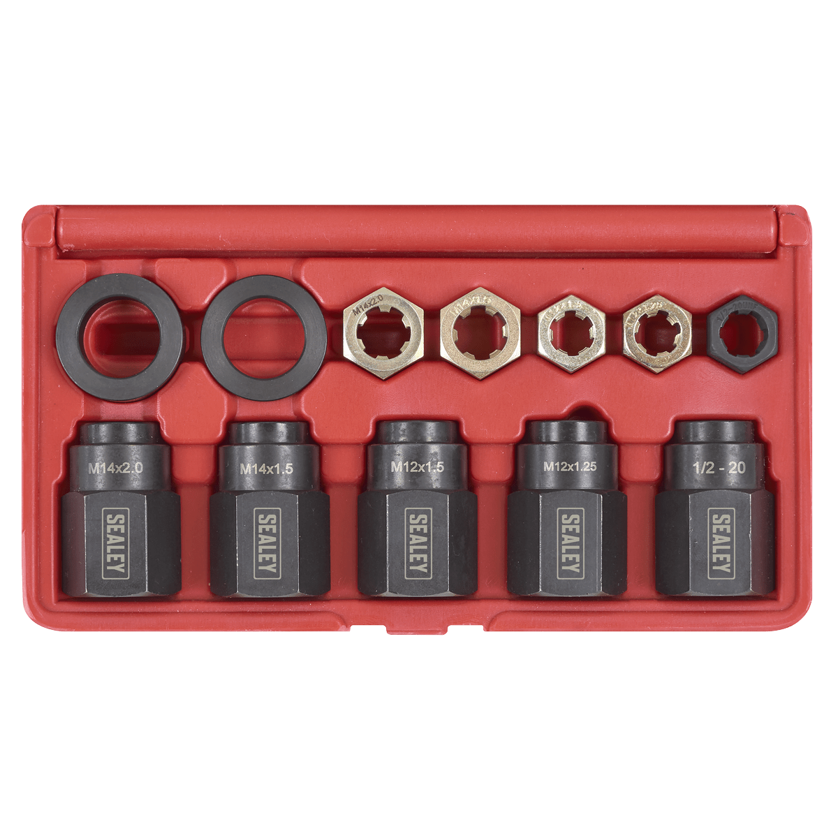 Sealey SX228 Wheel Stud Installer Kit 12pc - SX228 - Sealey Tools UK - Trade Counter Direct