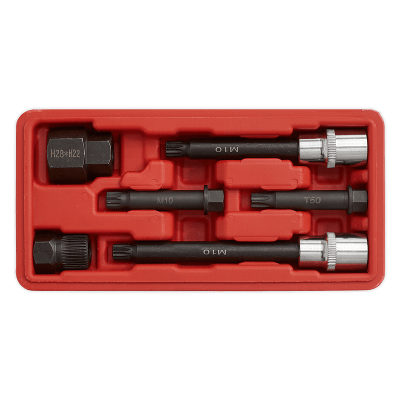 Sealey SX400 Alternator Freewheel Pulley Removal Set 6pc - SX400 - Sealey Tools UK - Trade Counter Direct