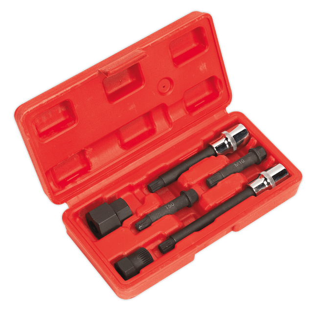 Sealey SX400 Alternator Freewheel Pulley Removal Set 6pc - SX400 - Sealey Tools UK - Trade Counter Direct
