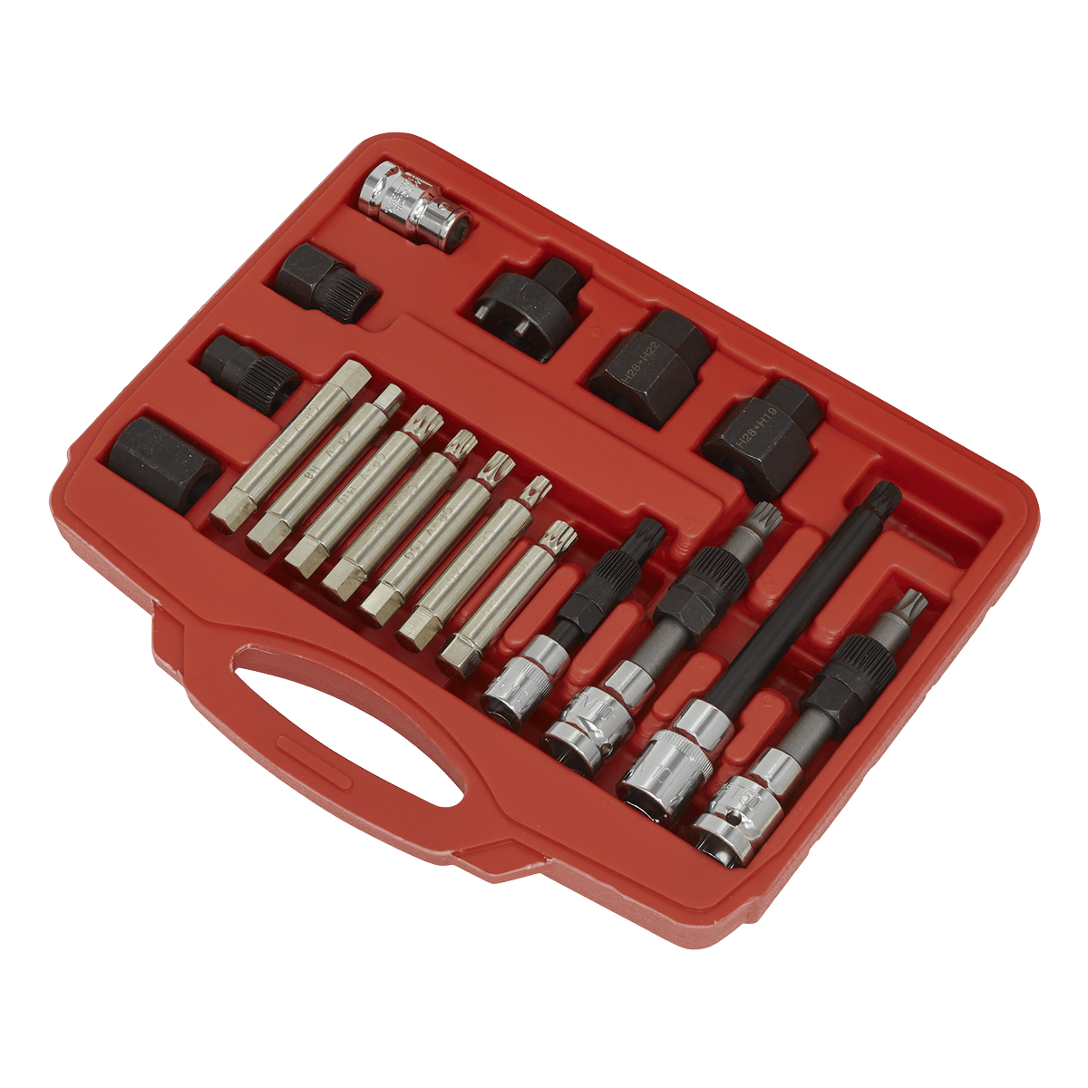 Sealey SX402 Alternator Freewheel Pulley Removal Set 18pc - SX402 - Sealey Tools UK - Trade Counter Direct