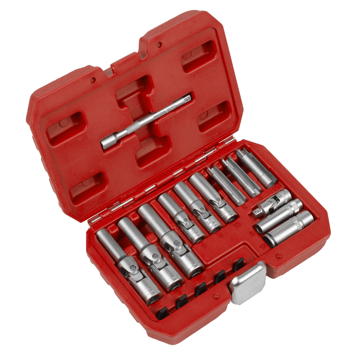 Sealey SX4031 Glow Plug Socket Set 18pc 1/4"Sq & 3/8"Sq Drive - SX4031 - Sealey Tools UK - Trade Counter Direct