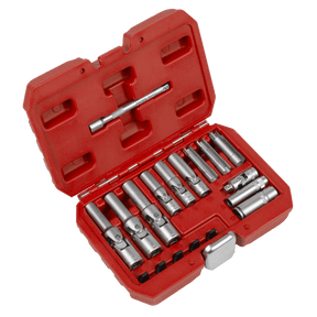 Sealey SX4031 Glow Plug Socket Set 18pc 1/4"Sq & 3/8"Sq Drive - SX4031 - Sealey Tools UK - Trade Counter Direct