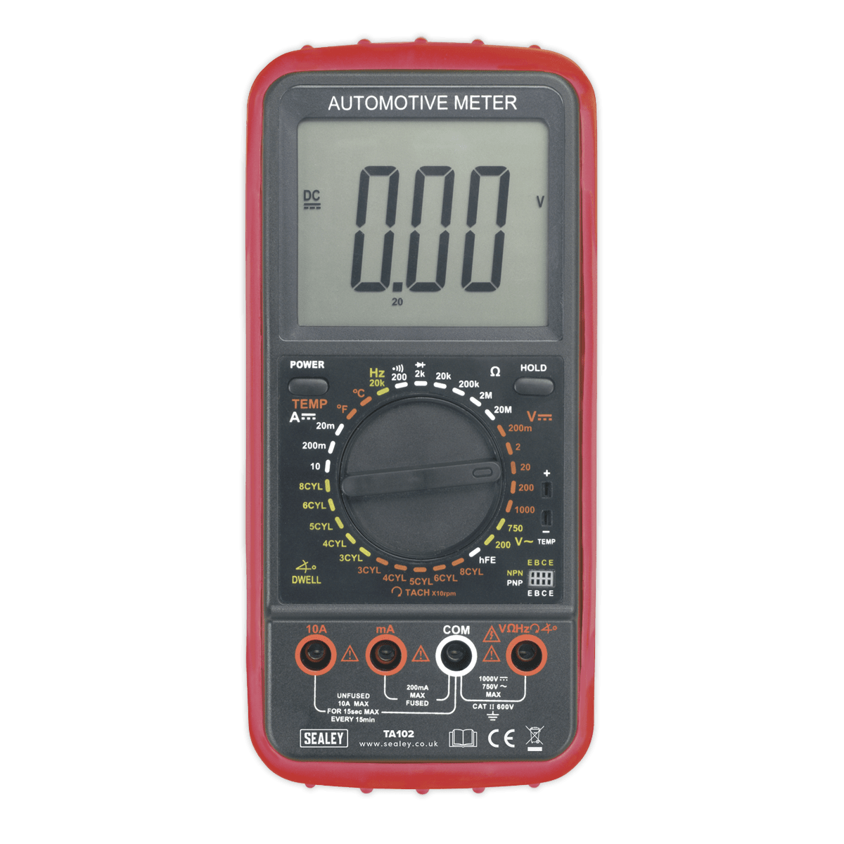 Sealey TA102 Digital Automotive Analyser 11 - Function - TA102 - Sealey Tools UK - Trade Counter Direct