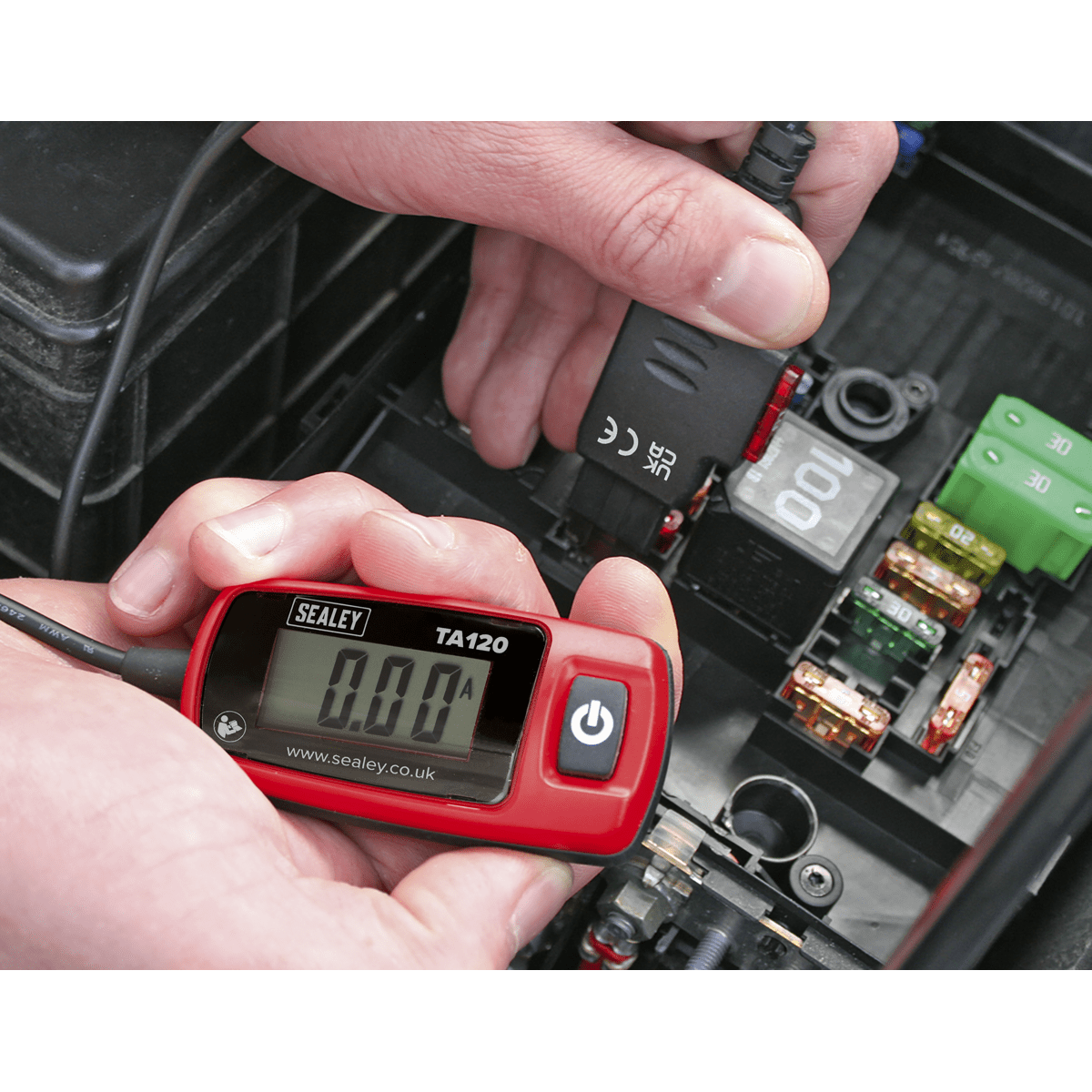 Sealey TA120 Automotive Current Tester Standard Blade Fuse 20A - TA120 - Sealey Tools UK - Trade Counter Direct