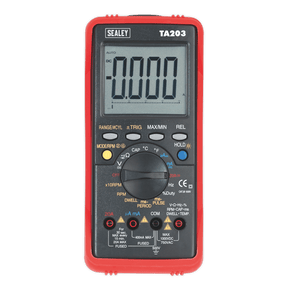 Sealey TA203 15-Function Digital Automotive Multimeter with Bar Graph/PC Link - TA203 - Sealey Tools UK - Trade Counter Direct