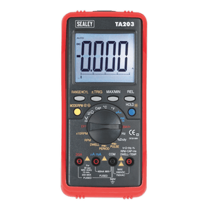 Sealey TA203 15-Function Digital Automotive Multimeter with Bar Graph/PC Link - TA203 - Sealey Tools UK - Trade Counter Direct