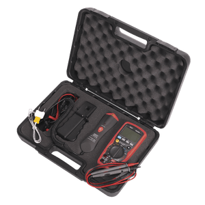 Sealey TA304 15-Function Digital Automotive Multimeter with Inductive Coupler/Infrared Temperature Probe - TA304 - Sealey Tools UK - Trade Counter Direct