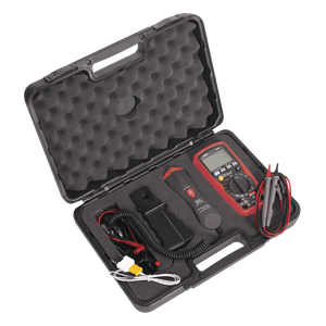 Sealey TA304 15-Function Digital Automotive Multimeter with Inductive Coupler/Infrared Temperature Probe - TA304 - Sealey Tools UK - Trade Counter Direct