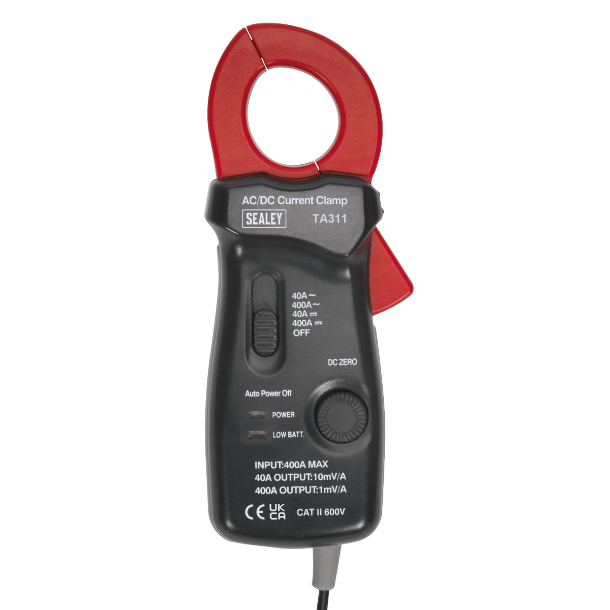 Sealey TA311 Current Clamp AC/DC 40A/400A 28mm - TA311 - Sealey Tools UK - Trade Counter Direct