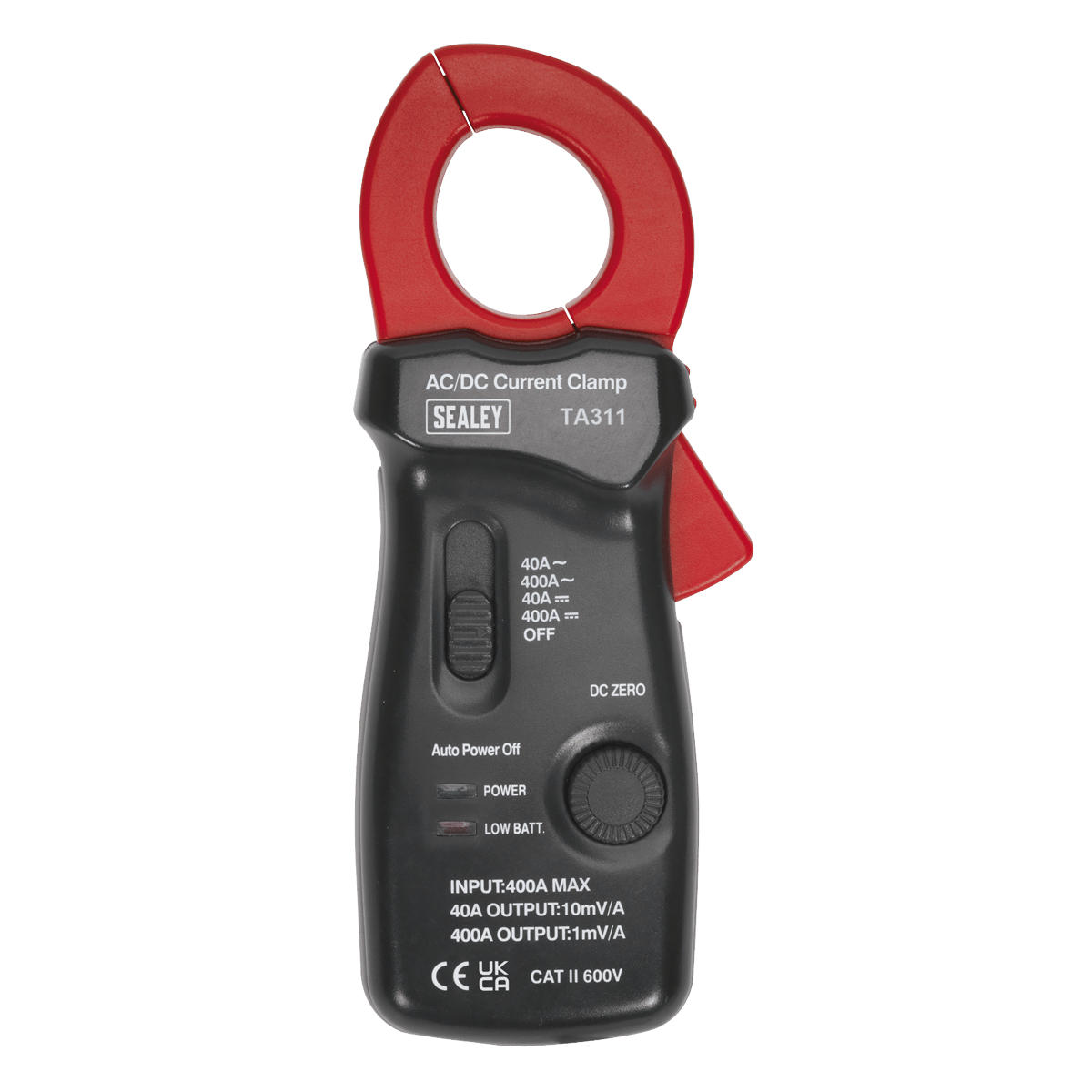 Sealey TA311 Current Clamp AC/DC 40A/400A 28mm - TA311 - Sealey Tools UK - Trade Counter Direct