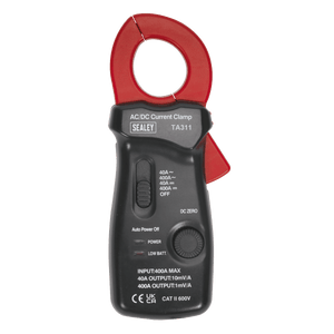 Sealey TA311 Current Clamp AC/DC 40A/400A 28mm - TA311 - Sealey Tools UK - Trade Counter Direct