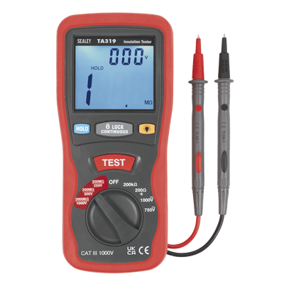 Sealey TA319 Digital Insulation Tester - TA319 - Sealey Tools UK - Trade Counter Direct