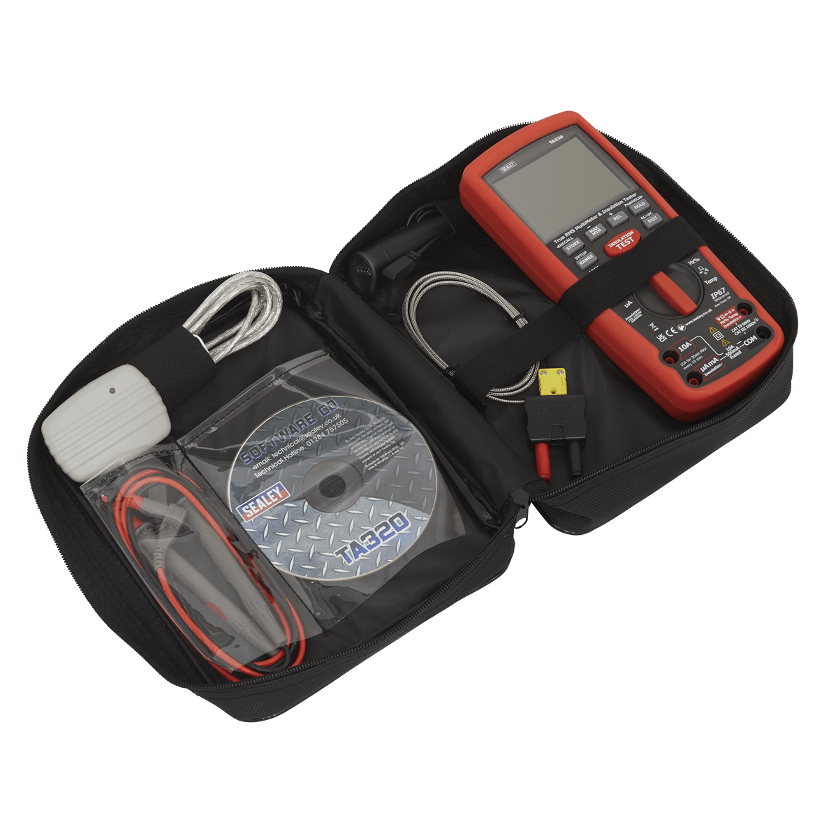 Sealey TA320 Digital Automotive Multimeter/Insulation Tester for Hybrid/Electric Vehicles - TA320 - Sealey Tools UK - Trade Counter Direct