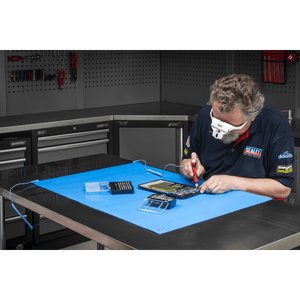 Sealey TA600 Anti-Static Bench Mat 900 x 600mm - TA600 - Sealey Tools UK - Trade Counter Direct