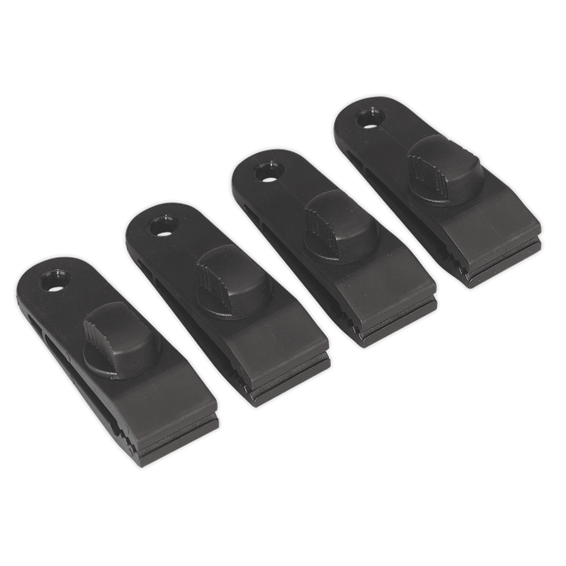 Sealey TARP4 Tarpaulin Clip Pack of 4 - TARP4 - Sealey Tools UK - Trade Counter Direct