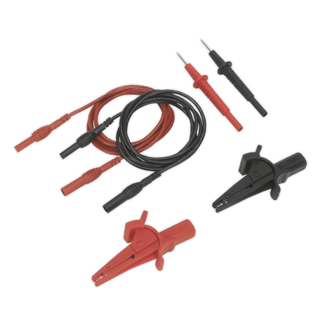 Sealey TATL Automotive Test Lead & Crocodile Clip Set 6pc - TATL - Sealey Tools UK - Trade Counter Direct
