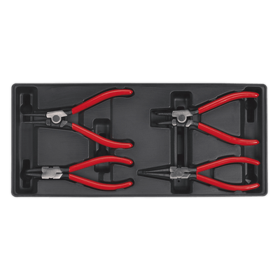 Sealey TBT03 Tool Tray with Circlip Pliers Set 4pc - TBT03 - Sealey Tools UK - Trade Counter Direct