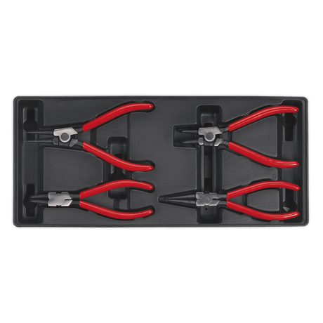 Sealey TBT03 Tool Tray with Circlip Pliers Set 4pc - TBT03 - Sealey Tools UK - Trade Counter Direct