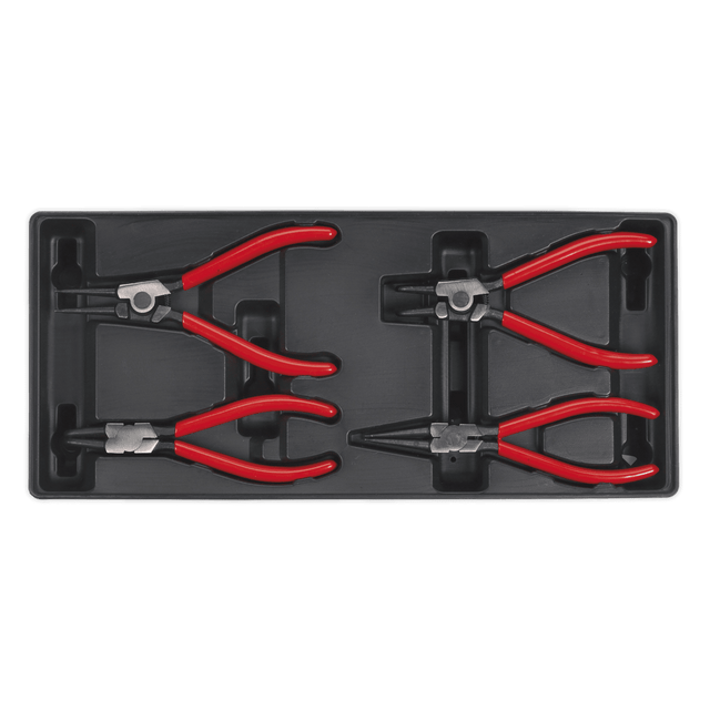 Sealey TBT03 Tool Tray with Circlip Pliers Set 4pc - TBT03 - Sealey Tools UK - Trade Counter Direct
