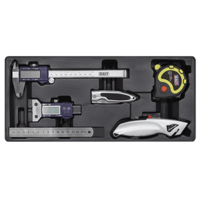 Sealey TBT12 Tool Tray with Measuring & Cutting Set 6pc - TBT12 - Sealey Tools UK - Trade Counter Direct