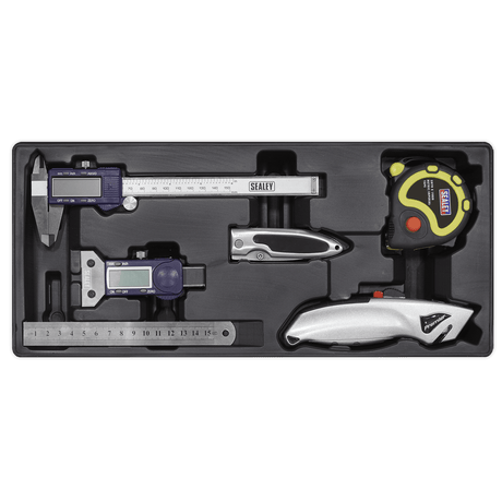 Sealey TBT12 Tool Tray with Measuring & Cutting Set 6pc - TBT12 - Sealey Tools UK - Trade Counter Direct