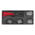 Sealey TBT15 Tool Tray with Riveter & 400 Assorted Rivet Set - TBT15 - Sealey Tools UK - Trade Counter Direct